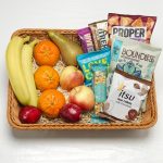 fruit and snacks gift basket