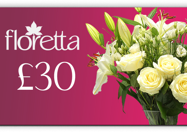 Flower Gift Voucher Post £30