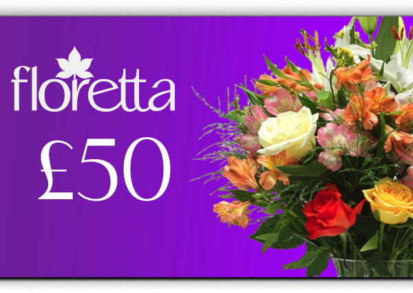 Flower Gift Voucher Post £50